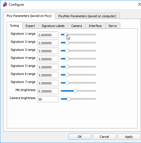 Signature Tuning pane